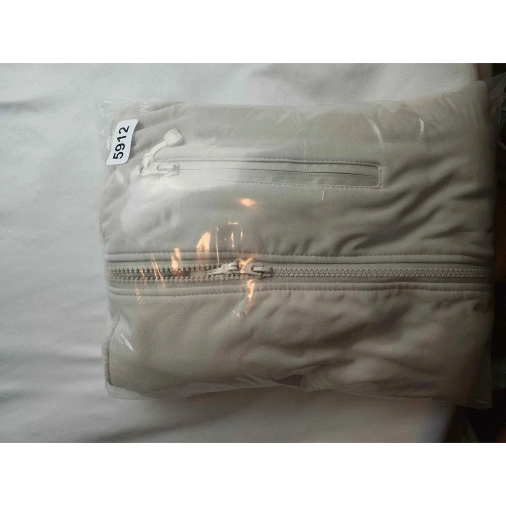 The North Face Apex Bionic Softshell Jacket Mens Medium Cream Grey Full Zip
